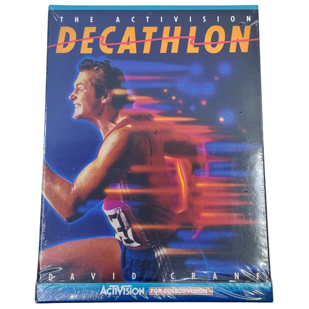 Activision The Decathlon ColecoVision Game David Crane 1983 New Sealed VS-006